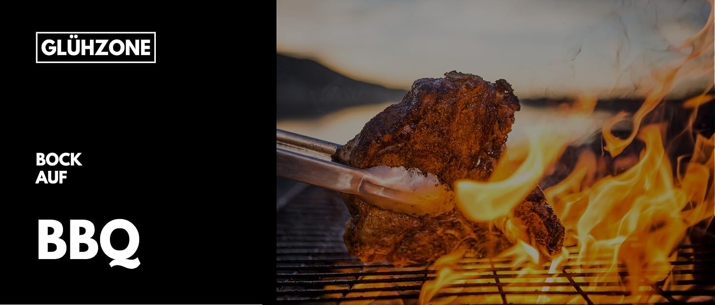 Grillwagen HKG 500 XXL з нержавіючої сталі: вугільний гриль на колесах з полицею для дров, велика решітка, регулювання висоти, довговічний