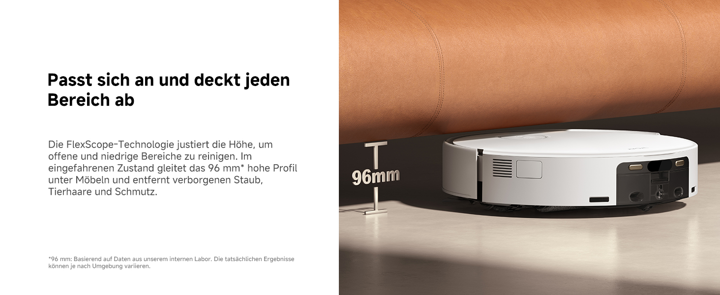 Робот-пилосос Mova V50 Ultra з функцією миття підлоги, 24000 Па, подолання перешкод 6 см, навігація Liftable Navigation+RGB AI+LED, 80°C гаряча вода, 63°C самостійна сушка, DuoSolution System, щітка Tricut (Z60 Ultra Standalone)