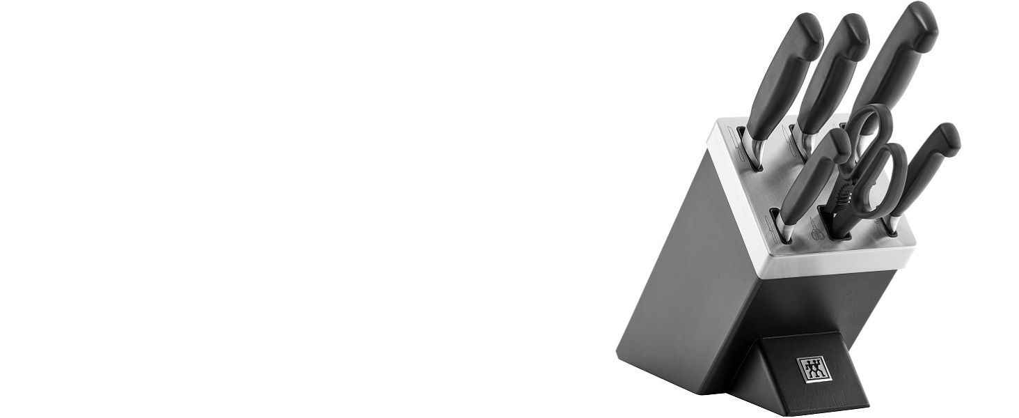 Ніж кухарський ZWILLING Vier Sterne, 20 см, нержавіюча сталь, пластикова ручка