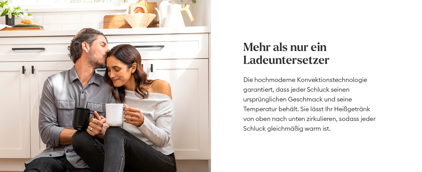 Розумний термокружка Ember Smart Mug 2, 295 мл, чорний: регулювання температури через додаток, LED дисплей, акумулятор, покращений дизайн