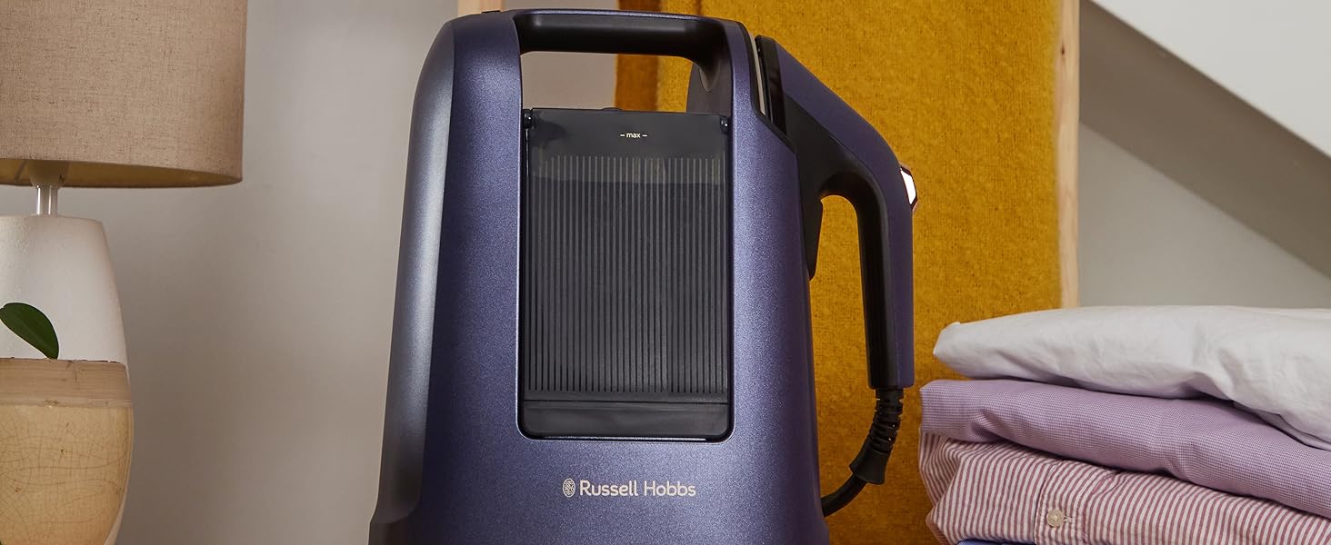 Праска Russell Hobbs Steam Genie 2-в-1: праска + запарювач (1700W, 20г/хв, сумка, 3 насадки)