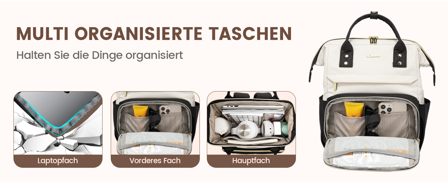 LOVEVOOK Рюкзак для жінок, великий, з відділенням для ноутбука 17.3 дюйма, шкільний, для підліток, дівчаток, для навчання, подорожей, бізнесу, водонепроникний, сірий, рожевий