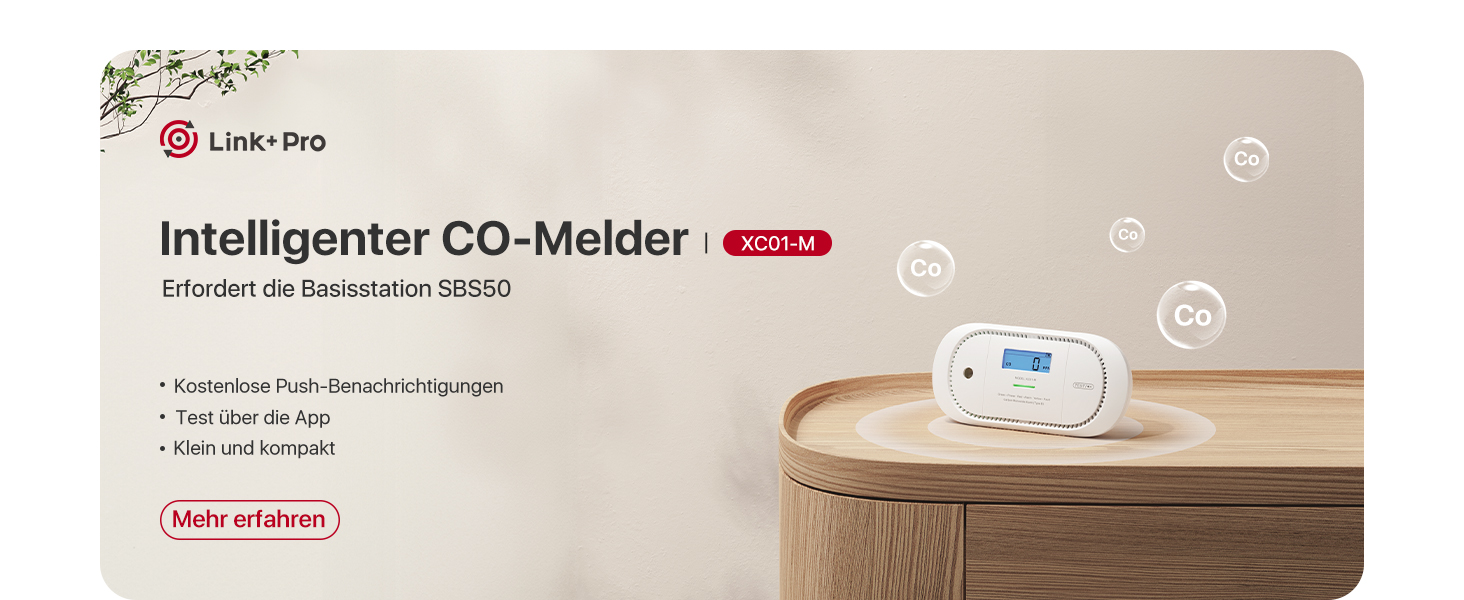 X-Sense Детектор диму з Wi-Fi, голосовим оповіщенням та 17 зонами, 33 мм, 12 шт. (з базовою станцією) XS0B-MR121, для дому