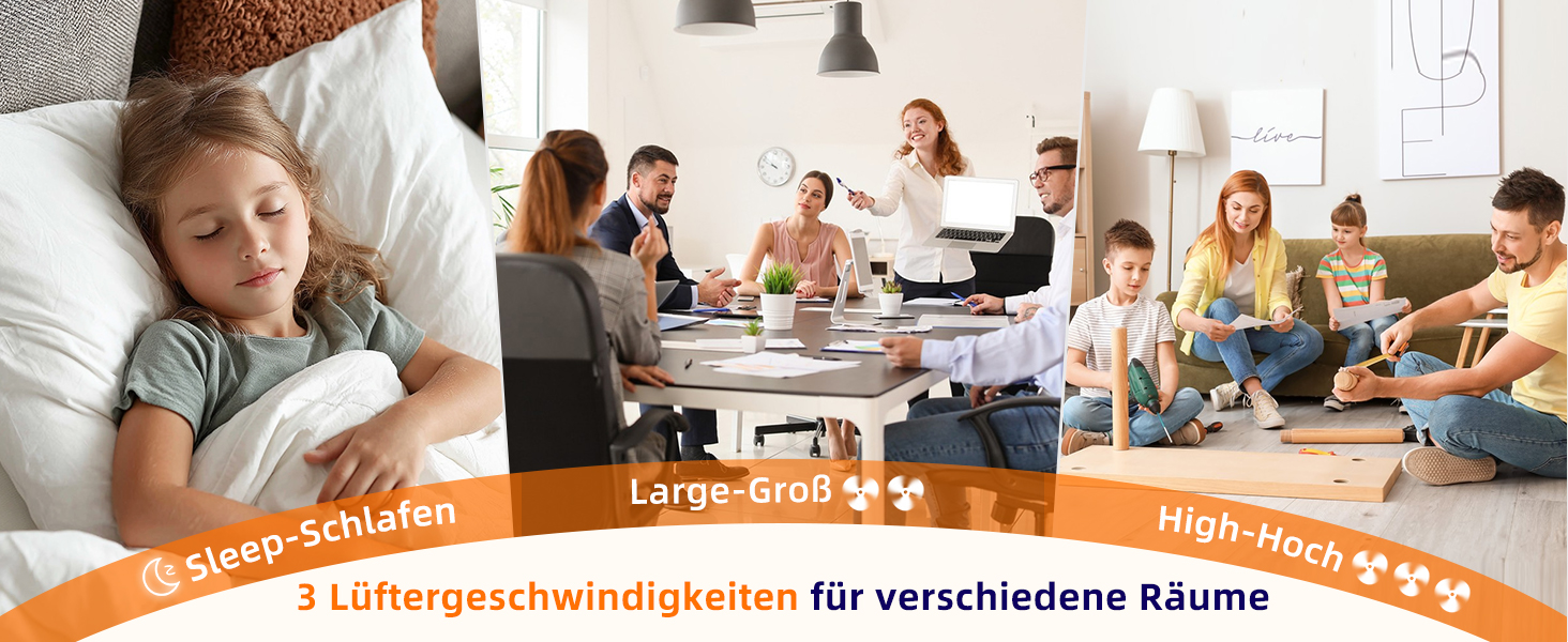 Повітряочисник для великих спалень до 70 м² з CADR 223 м³/год, тихий H13 HEPA повітряочисник з режимом сну 15 дБ, 3-в-1 фільтр видаляє 99,97% пилку, пил, шерсть тварин, запахи