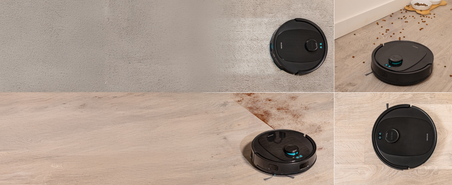 Робот-пилосос Cecotec Conga 7690 Immortal: Lasernavigation, 7000 Pa, 4-в-1 (пилосос, мийка, моп), автопорожнення, силіконова щітка