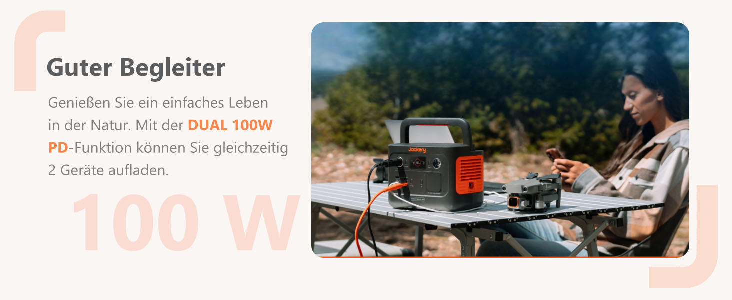 Портативна електростанція Jackery Explorer 240 v2: 256Wh LiFePO4, 300W AC/100W USB-C, для кемпінгу, подорожей та надзвичайних ситуацій