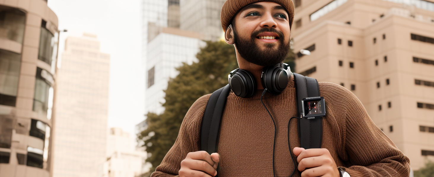 MP3-плеєр SHANLING M0s 2-в-1 Hi-Fi DAC, портативний аудіоплеєр з Bluetooth 5.0, SD до 2 ТБ, 3.5 мм/Type-C, для телефону, планшета, ноутбука, ПК