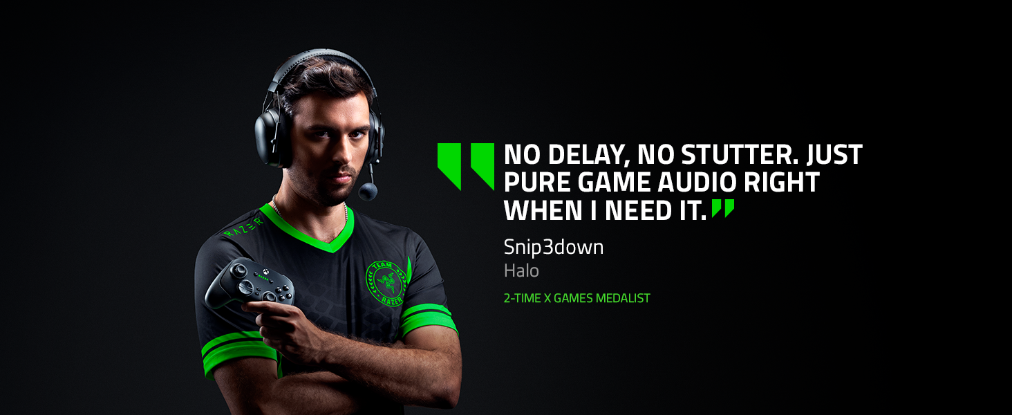 Razer BlackShark V3 Pro - Бездротові ігрові навушники для ПК (280г, Bluetooth, мікрофон HyperClear, драйвер TriForce Titanium 50 мм)