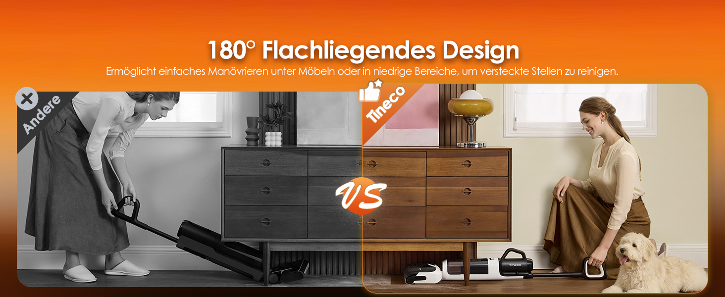 Tineco FLOOR ONE Switch S6 Stretch Breeze: 2-в-1 пилосос для сухого та вологого прибирання з функцією самоочищення та тривалістю роботи 60 хв