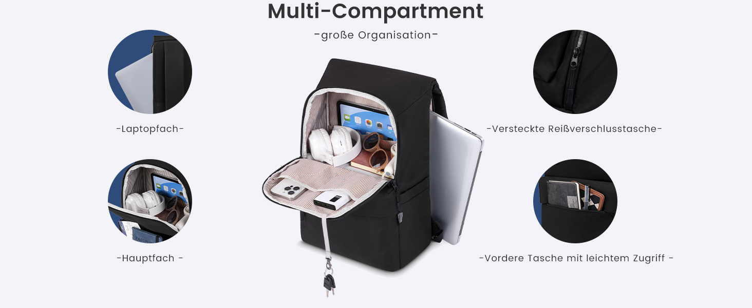 LOVEVOOK Рюкзак для ноутбука 17,3