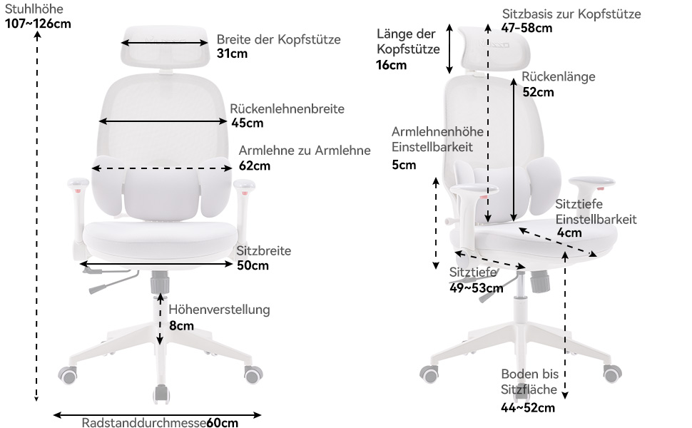 Крісло офісне MUSSO T30 ергономічне, регульоване, сітка, сіре