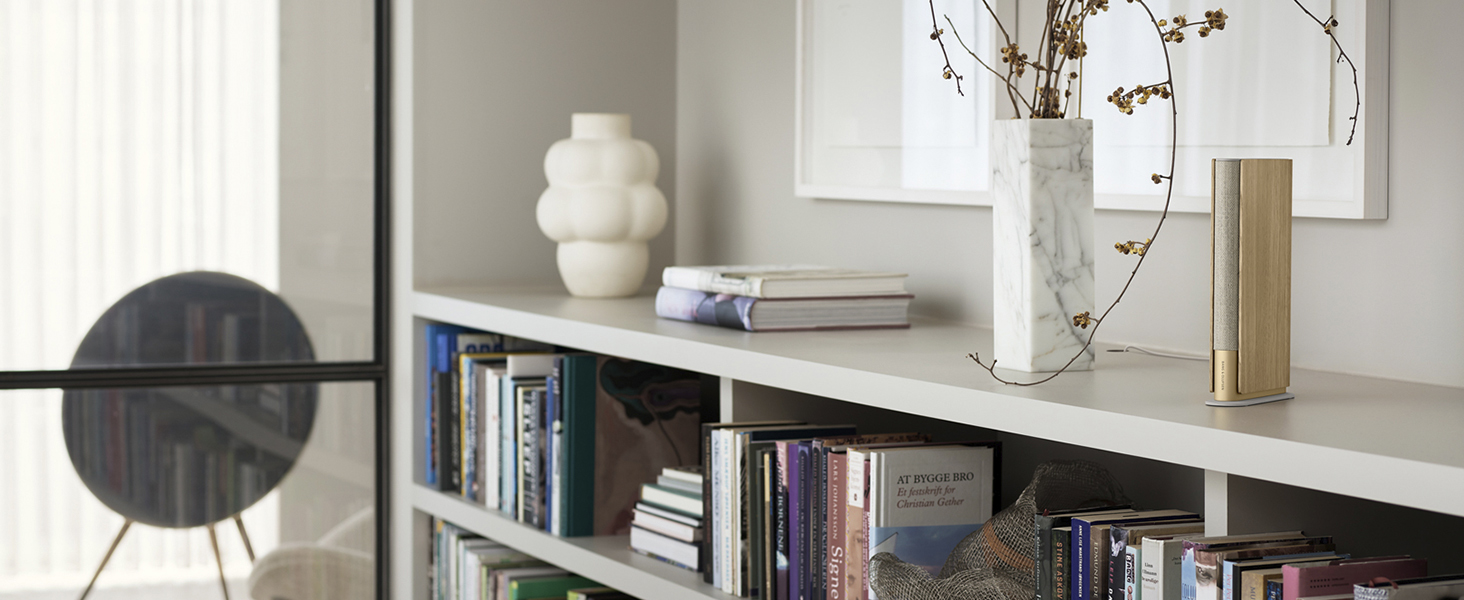 Bang & Olufsen Beosound Emerge: Бездротовий Bluetooth-динамік для дому, Золотий колір, Преміум-якість звуку