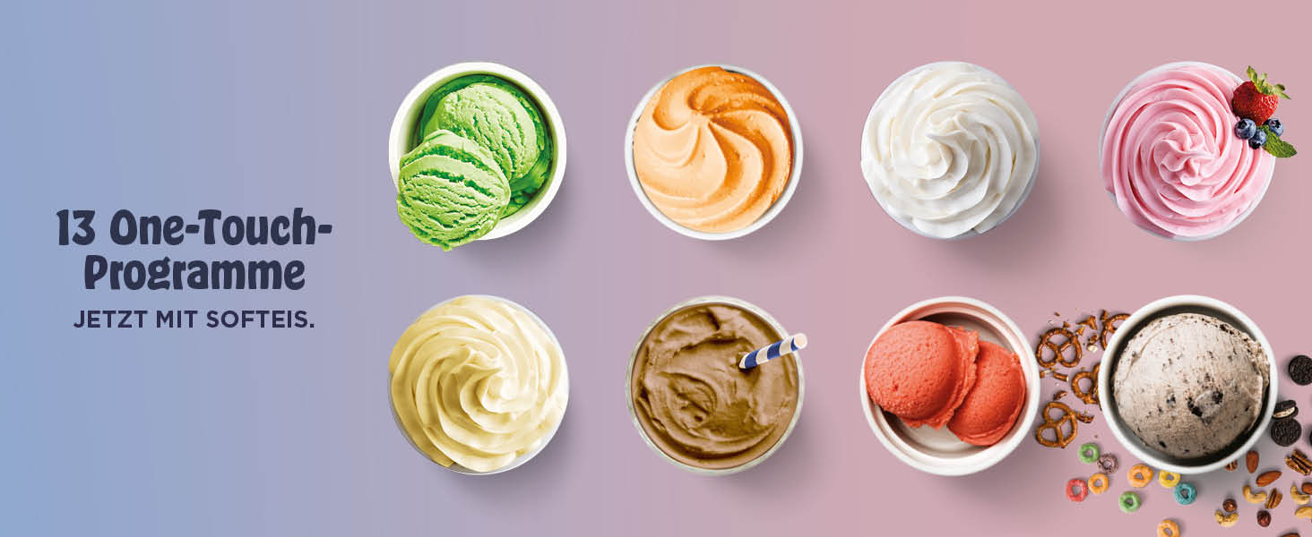 Машина для морозива CREAMi Softeis Ninja Swirl NC701EU: 13 функцій, 2 контейнери для морозива, сорбету, шейків