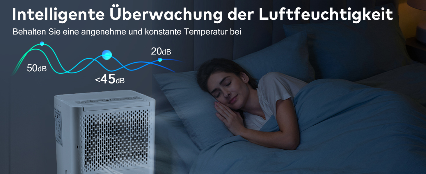 Зволожувач повітря Pasapair 12L - автоматичний осушувач для дому, 3 режими роботи, таймер, цифровий дисплей, для захисту від вологи та плісняви