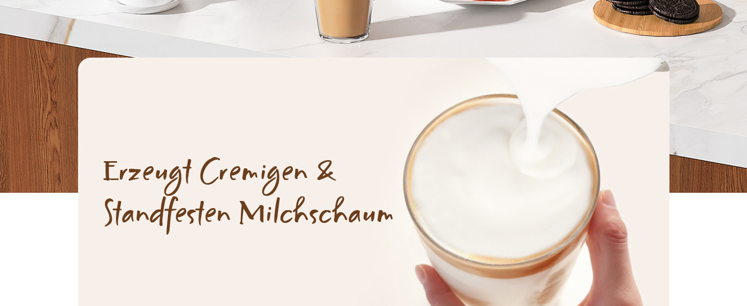 Електричний спінювач молока SIMPLETASTE 4-в-1: гарячий та холодний пінок, нагрів молока, какао, антипригарне покриття, автовимкнення, тиха робота, BPA-free, для капучіно та лате, темно-синій (безпечно мити в посудомийній машині та з запасним вінчиком)