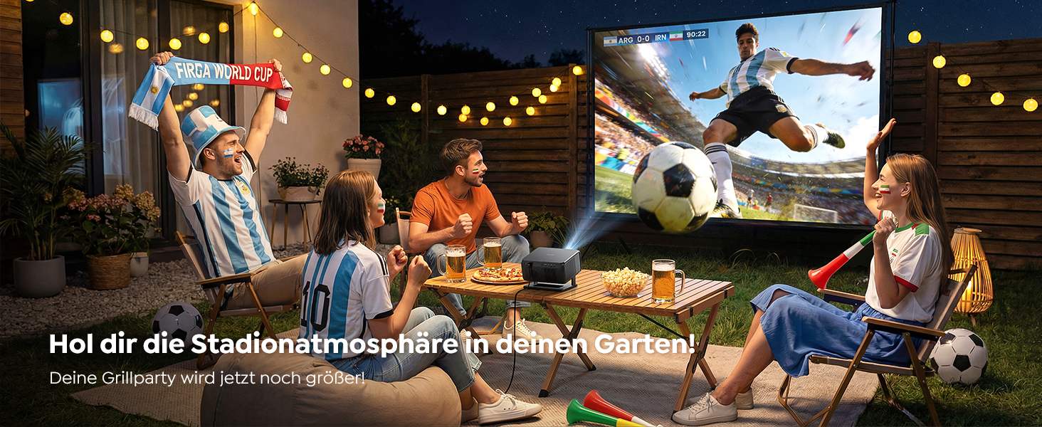 Проектор Google TV Beamer 4K Smart: Кінотеатр вдома 1080P FHD, Автофокус, Трапецеїдальна корекція, WiFi, Bluetooth, Портативний, Чорний