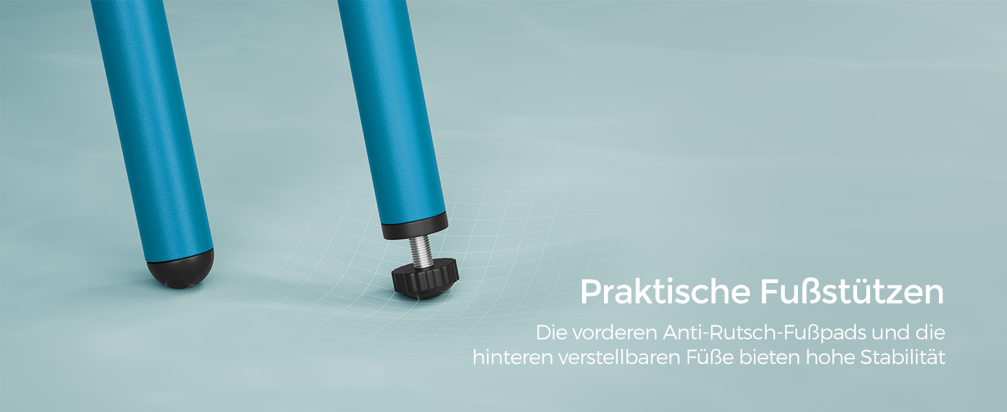 Набір садових меблів SONGMICS з ротангу (3 предмети): стіл та 2 крісла для тераси, саду, балкону, блакитний