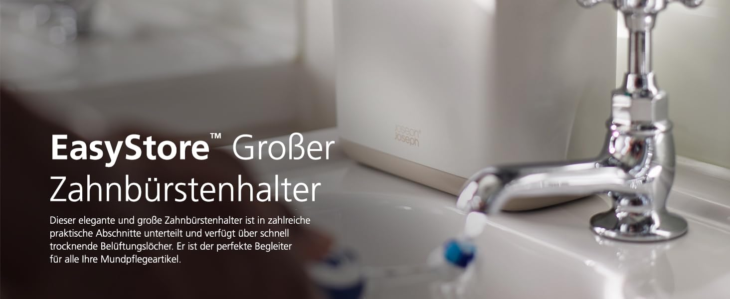 Набір для ванної Joseph Joseph Bathroom Beauties: миска, тримач для зубних щіток, дозатор мила, нержавіюча сталь, чорний