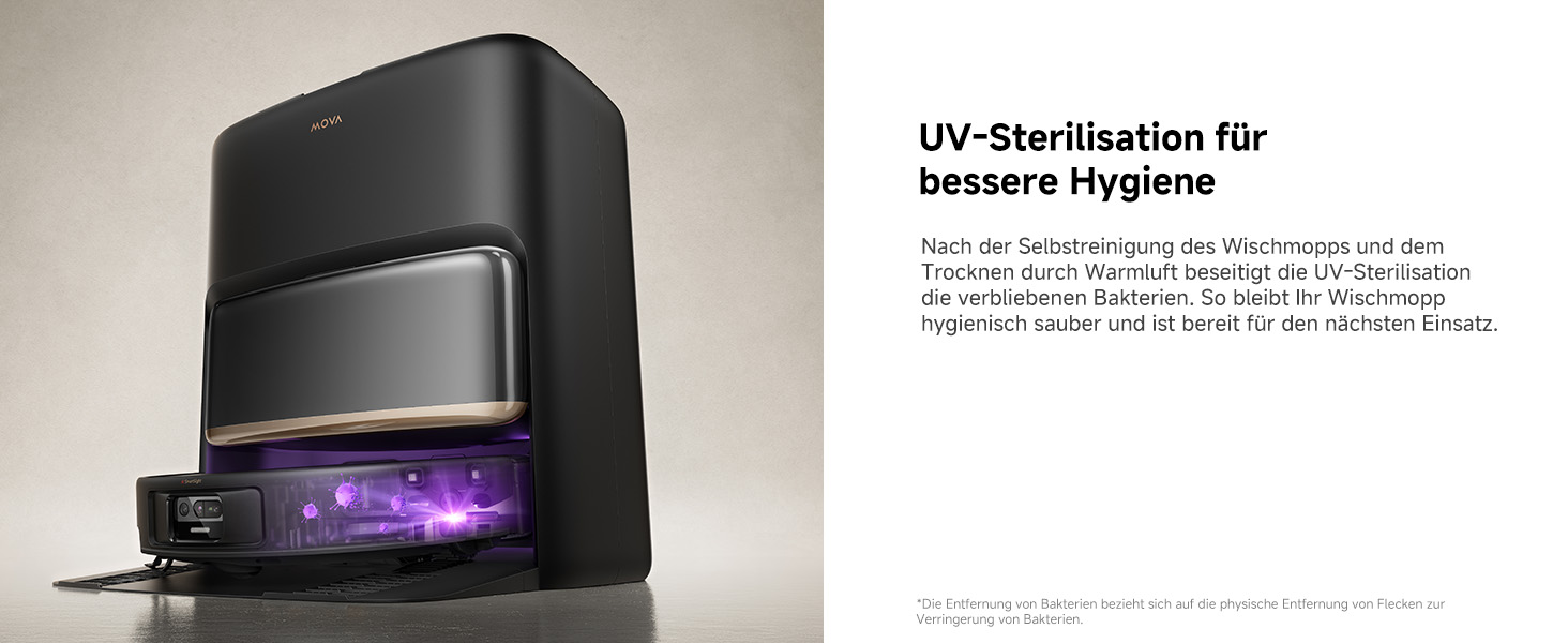 Робот-пилосос Mova P50s Ultra з мокрою прибиранням, 19000 Па, гаряча вода, самоочищення, LDS-навігація, RGB AI, LED-датчики, автоматичне порожнення та заправка