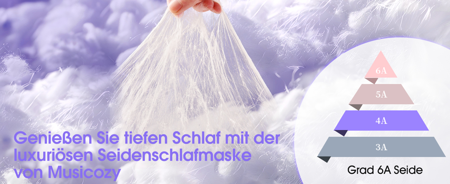 Маска для сну з Bluetooth-навушниками, 100% затемнення, шовкова маска для очей, для чоловіків та жінок, м'які навушники, Bluetooth маска для сну, подорожей (фіолетова)