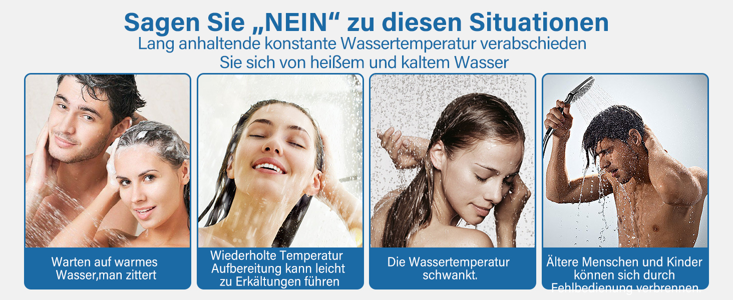 Змішувач для ванни з термостатом, настінний монтаж, для ванної кімнати (хром)