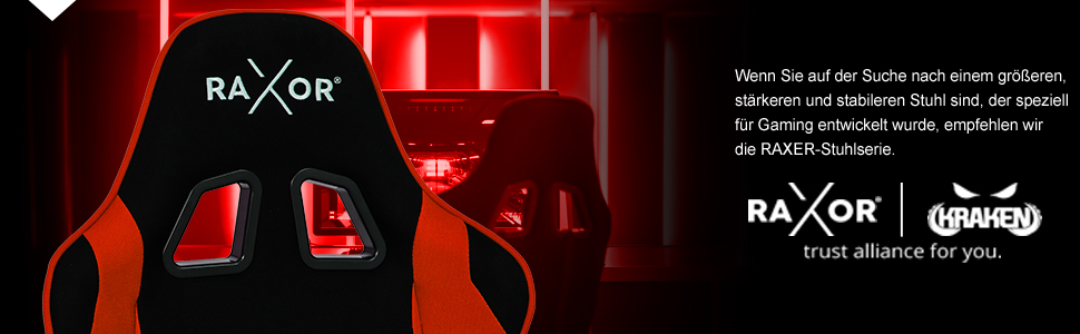 Ігровий крісло Panorama24 для геймерів та офісу, чорний, 9 кольорів, підйомний механізм, до 150 кг, сертифікат TÜV