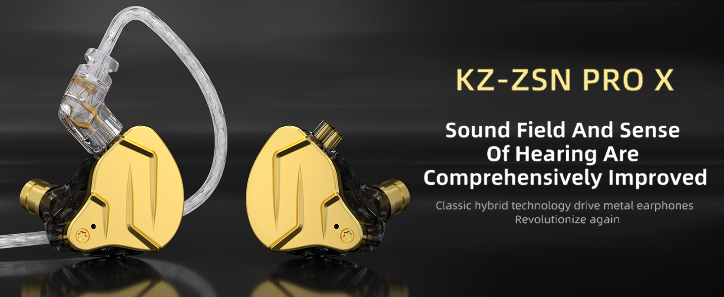 Навушники-вкладиші keephifi KZ ZSN Pro X HiFi IEM навушники, шумозаглушення, знімний кабель