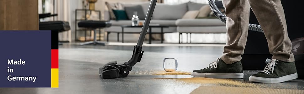 Пылесос Siemens Z7.0 VSZ7X500 с мешком для сбора пыли: для аллергиков, тихий, 650 Вт, серый