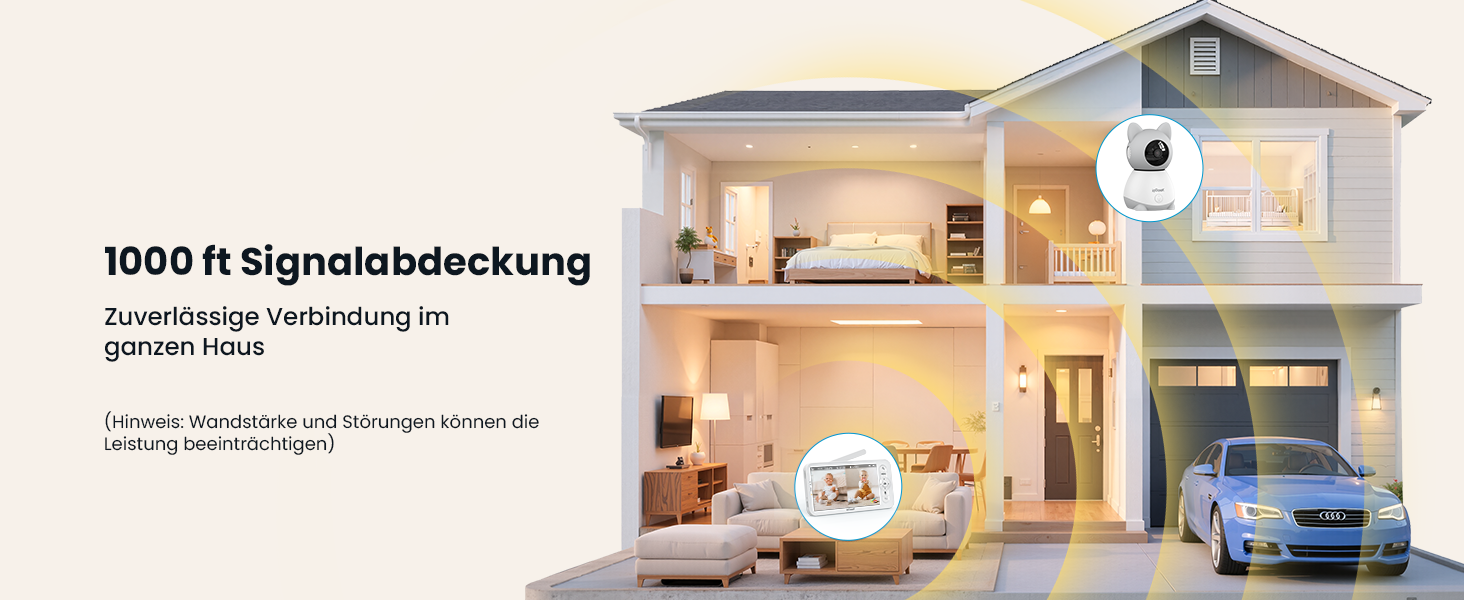 Відеоняня ieGeek 2K з камерою та нічним баченням, 5