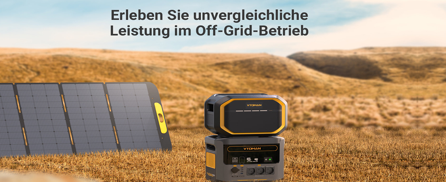 Портативна електростанція VTOMAN 1548Wh з сонярним генератором, 3x 1500W (3000W пік), швидка зарядка 0-100% за 1 годину, LFP акумулятор для кемпінгу, відпочинку на природі, RV, надзвичайних ситуацій (FlashSpeed 1500+EB+200W Pro)