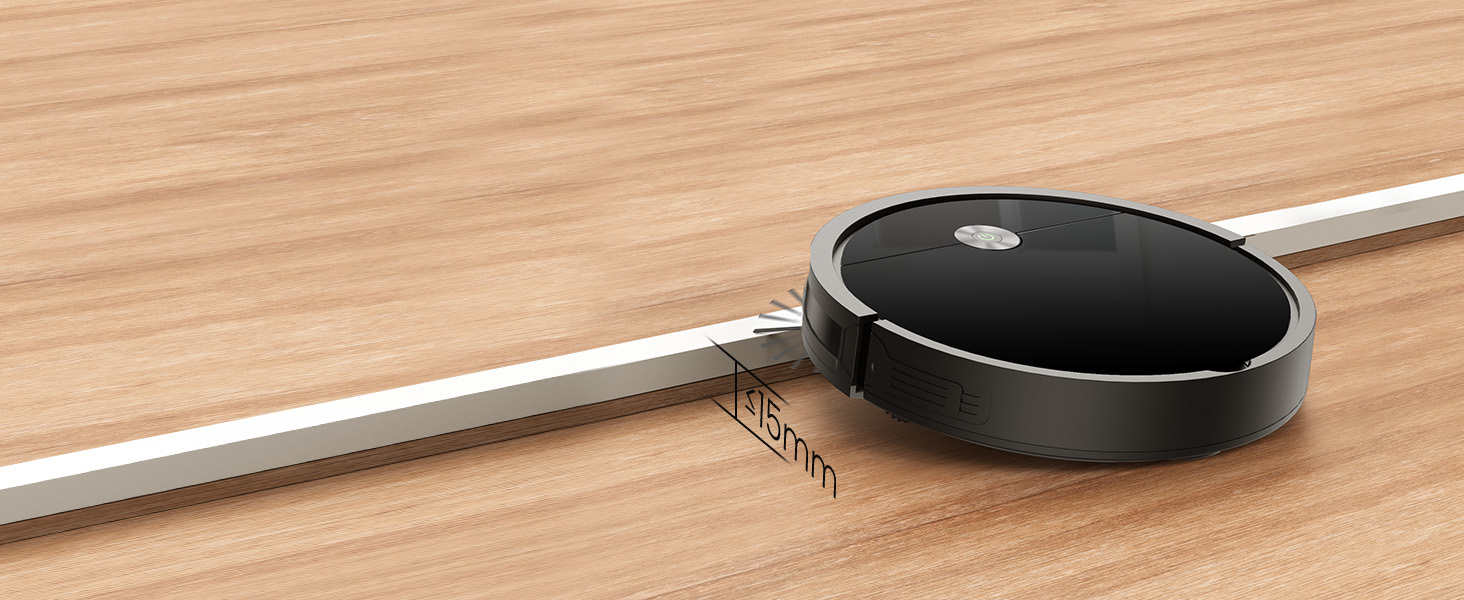 Робот-пилосос Vexilar W6 без функції миття, потужність 2800Pa, час роботи 140 хв, керування через додаток, голосове керування, безщітковий двигун, для шерсті тварин, килимів, твердих підлог