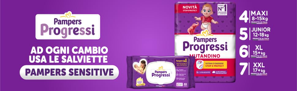 Підгузки Pampers Progressi Mut Junior, розмір 5 (12-18 кг), 68 шт