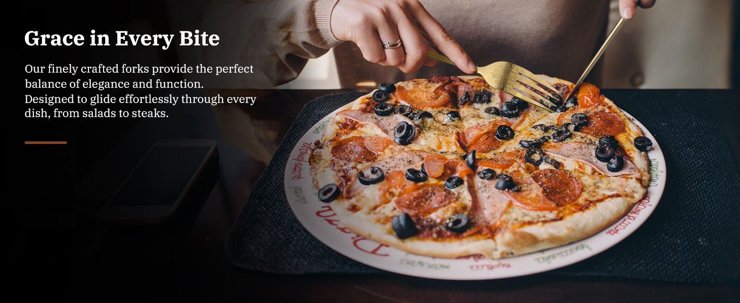 Набір столових приборів DRAGON RIOT Gold 30 предметів, нержавіюча сталь, для 6 осіб, з ножем, виделкою, ложкою. Підходить для дому, ресторану, вечірки.