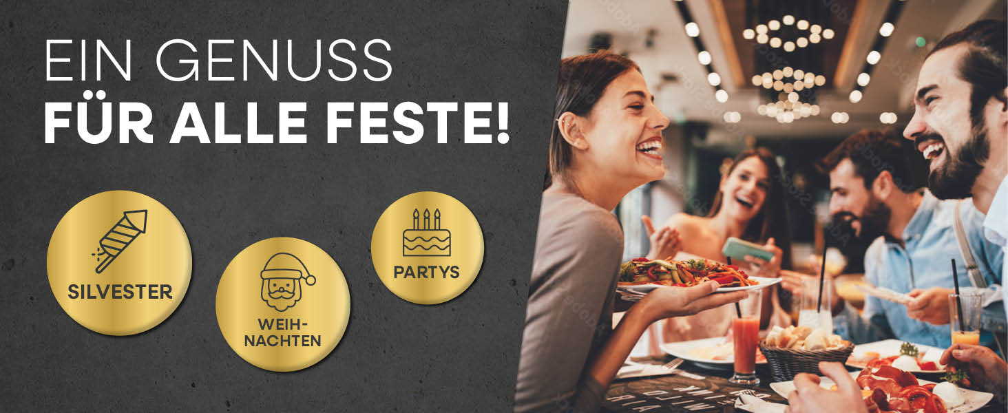 GOURMETmaxx Ракуетка 2-в-1 з Фондю | Набір ракуетки на 8 осіб – ідеальний гриль для вечірок | Ракуетка-фондю комбінація з 8 сковородами, лопатками та виделкою для фондю | Набір ракуетки з фондю на 8 осіб (Ракуетка & Фондю комбі XXL на 12 осіб)