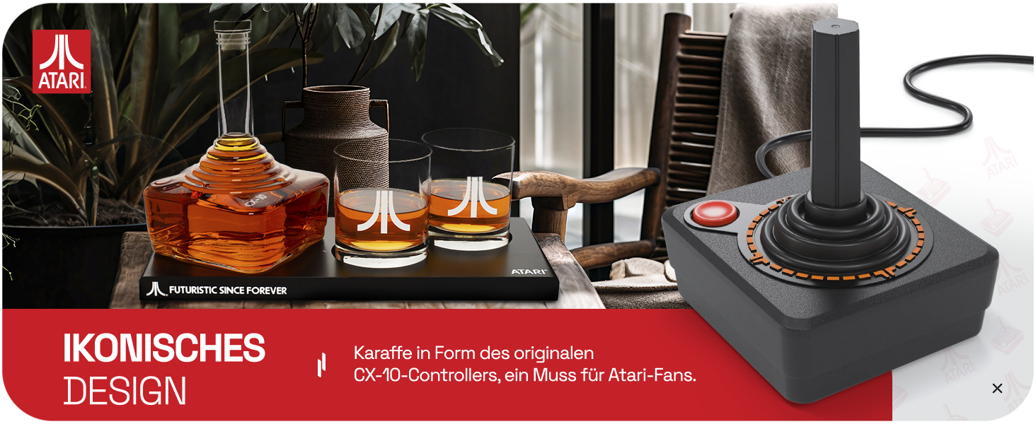 Набір для віскі Stormtrooper: декантер 750 мл та 2 келихи 300 мл, для віскі, бурбону, скотчу та джину, Thumbs Up! (Atari)