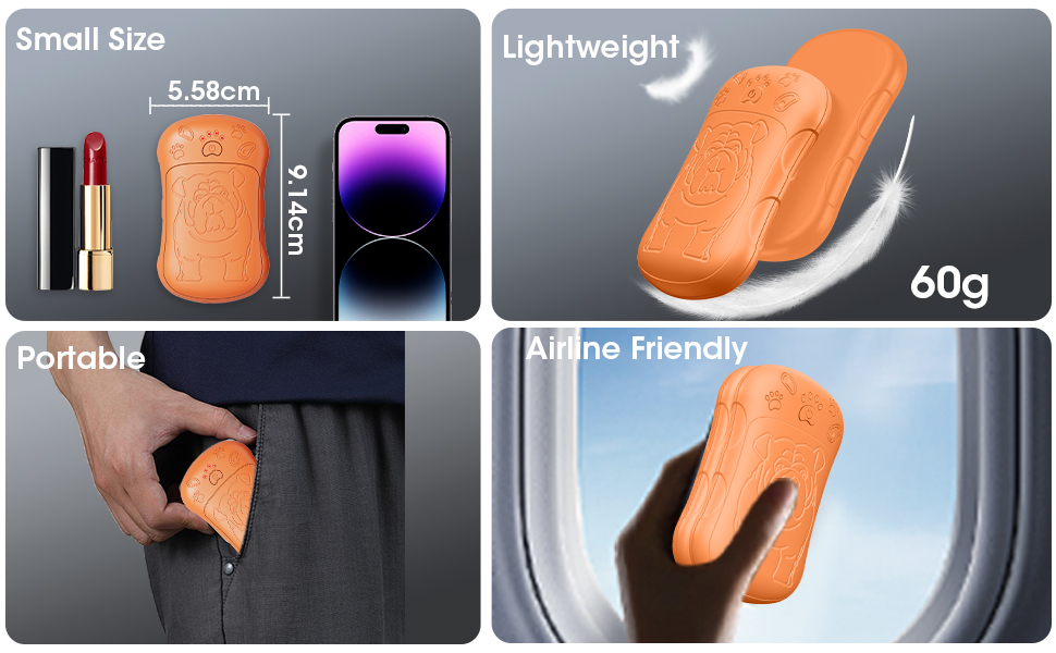 Електричні грілки для рук, 2 шт., 6000 мАг, акумулятор, багаторазові, зарядні, ідеальні для спорту на відкритому повітрі, полювання, гольфу, кемпінгу, теплий подарунок для жінок, чоловіків, дітей (Помаранчевий)