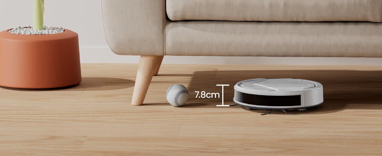 Робот-пилосос LEFANT M210P: потужний, для твердих підлог, з Wi-Fi, Bluetooth, Alexa, 2200Pa, без функції вологого прибирання