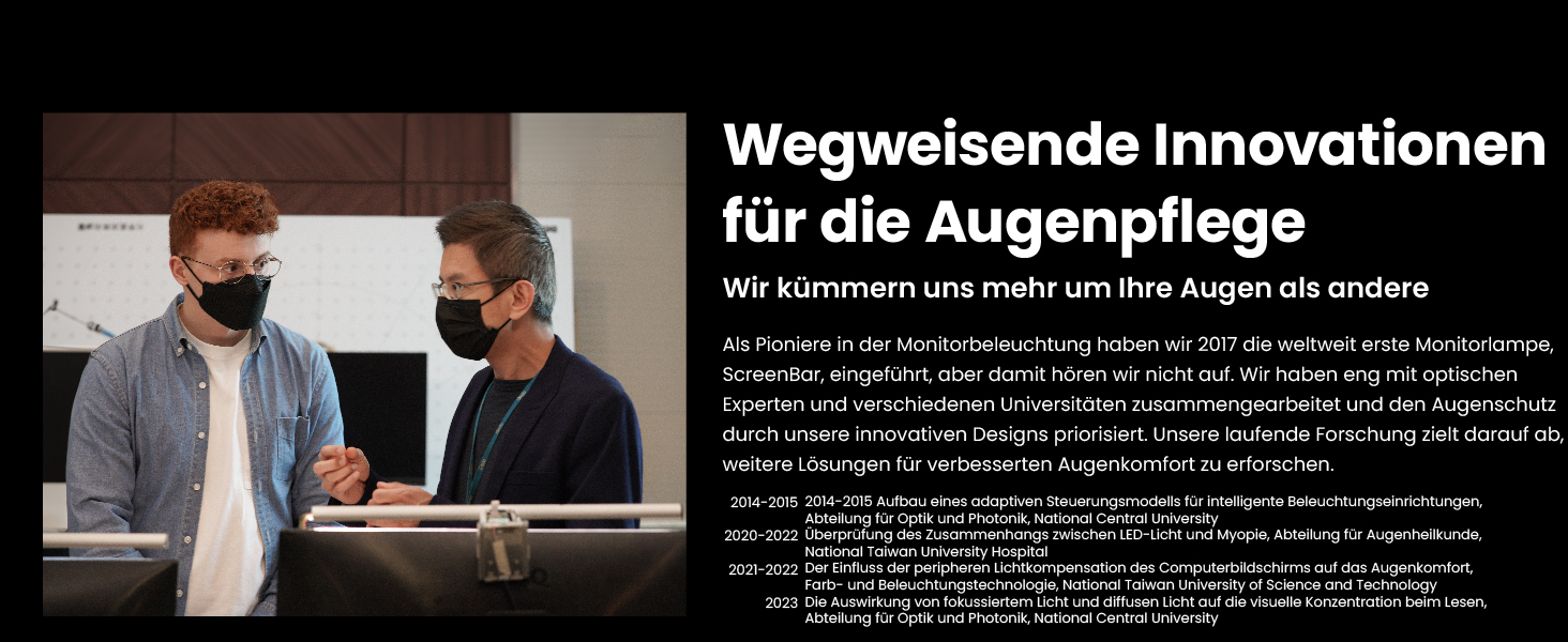 BenQ ScreenBar Pro – LED лампа для монітора: без відблисків, авто вкл/викл, універсальна кріплення, широке освітлення, регулювання кольору та яскравості, автоматичне регулювання, чорний колір