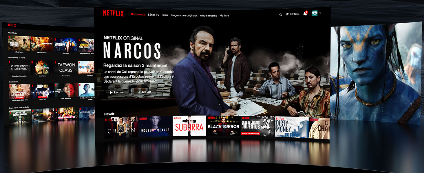 XuanPad Проектор 1080P з WiFi, Bluetooth та AI-автофокусом, 30000 люмен, поворотний на 210°, автоматична корекція Keystone, захист від пилу та система охолодження, сертифікований Netflix