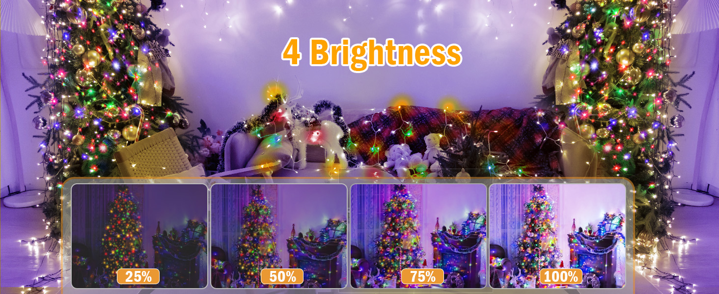 Світлова гірлянда-кільце Auriostar для ялинки 2.5м, 300 LED, 12 ниток, 8 режимів роботи з таймером, для ялинок 150-250 см, багатоколірна