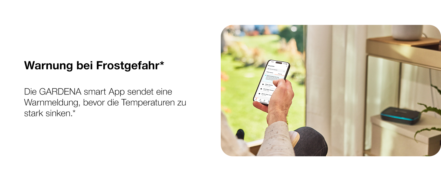 Gardena smart Water Control 19033-20: Система автоматичного поливу для саду з управлінням через смартфон, датчиком вологості та захистом від заморозків