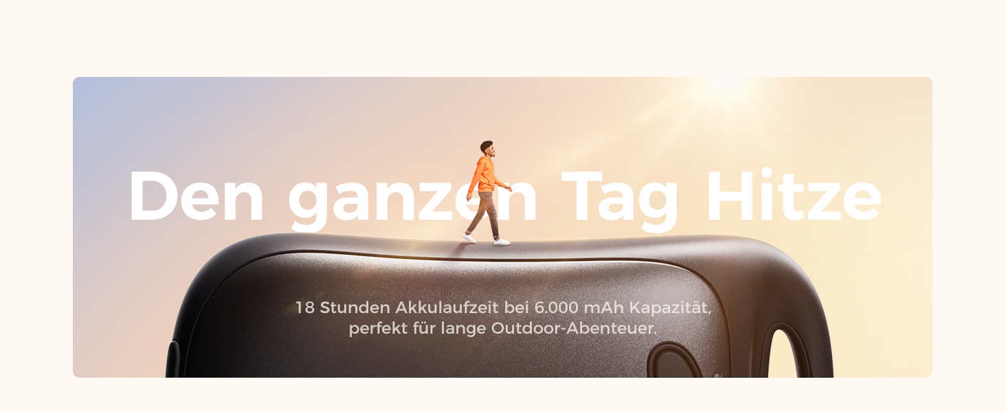 Електричні грілки для рук OCOOPA, 2 шт., водонепроникні (IP45), ергономічні, 18 годин тепла, портативні, для активного відпочинку, гольфу, кемпінгу, морської синьої