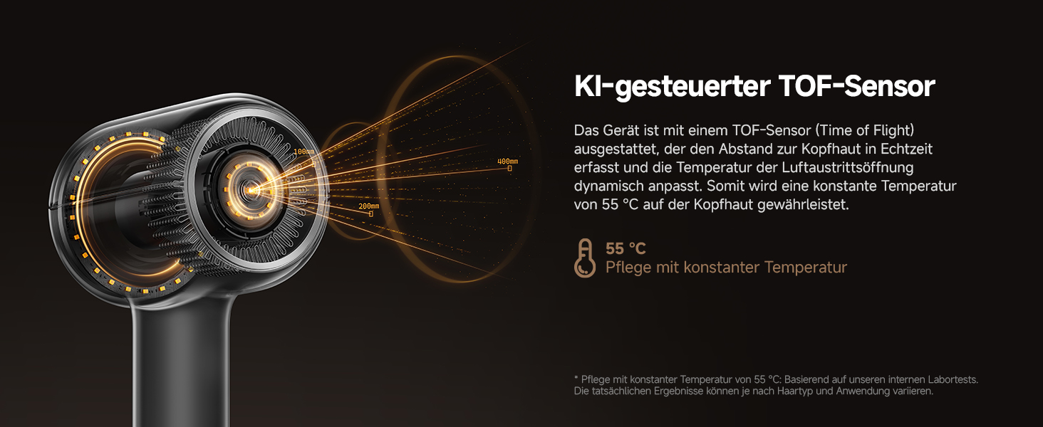 Фен для волосся MOVA Shine 20 з дифузором, високошвидкісним двигуном та плазмовим доглядом, NTC-контролем температури, Gold