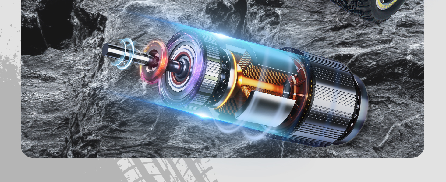 Радіокерований позашляховик Monstertruck 1/22 для дітей від 6 років, 2.4GHz, водонепроникний (2 акумулятори)