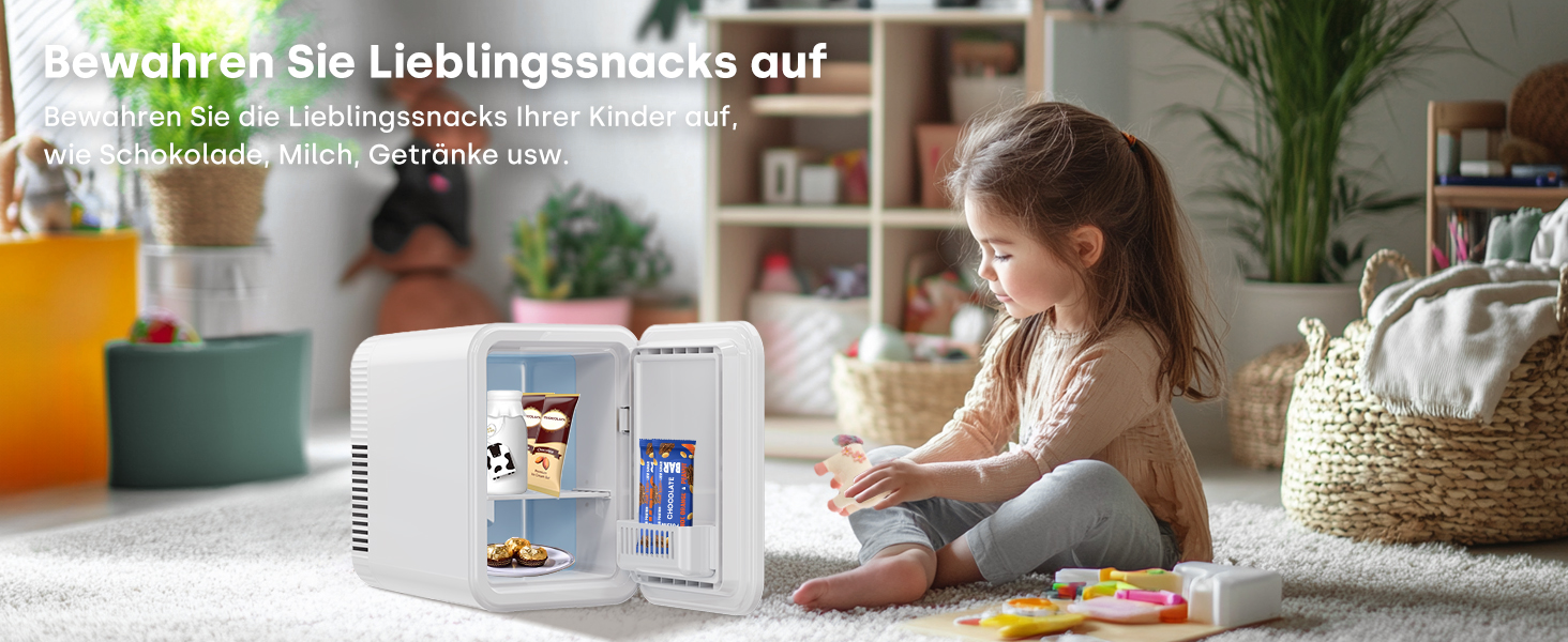 Mini холодильник Enventor 10L: компактний, тихий, з функцією охолодження та підігріву (12V/220V) для авто, спальні, офісу