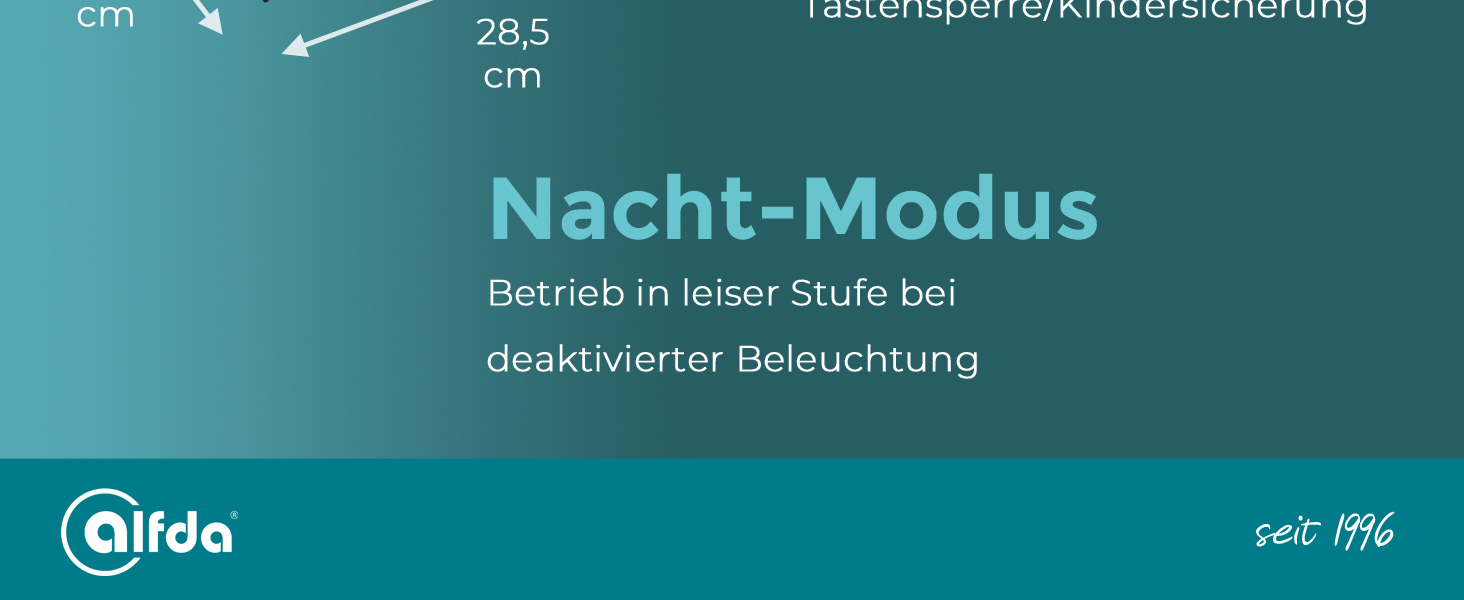 Електричний осушувач повітря AEF2000 - 20 л/день, до 30 м², тихий, з автовимкненням, гігростат, сенсорне дисплеї - для спальні та ванної кімнати