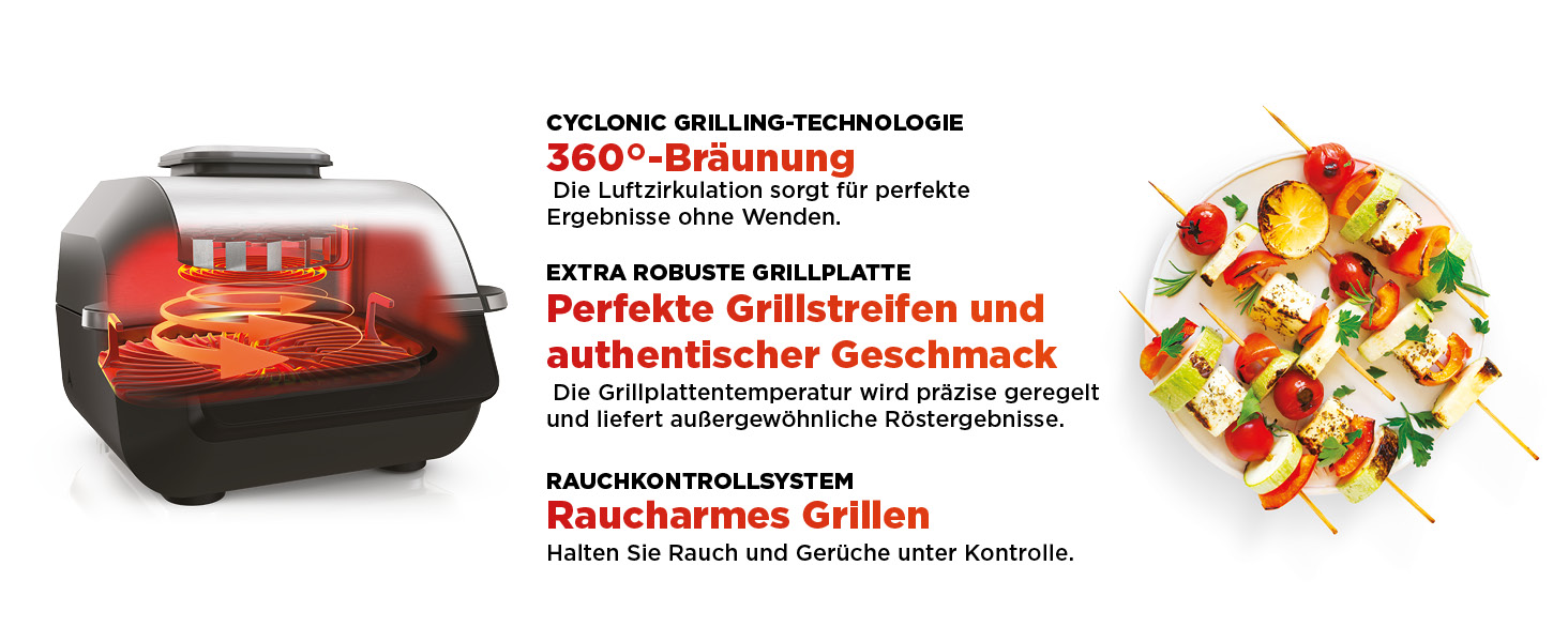 Мультигриль Ninja MAX 6-в-1 з фритюрницею, 3.8л, сірий/срібний, DG551EU