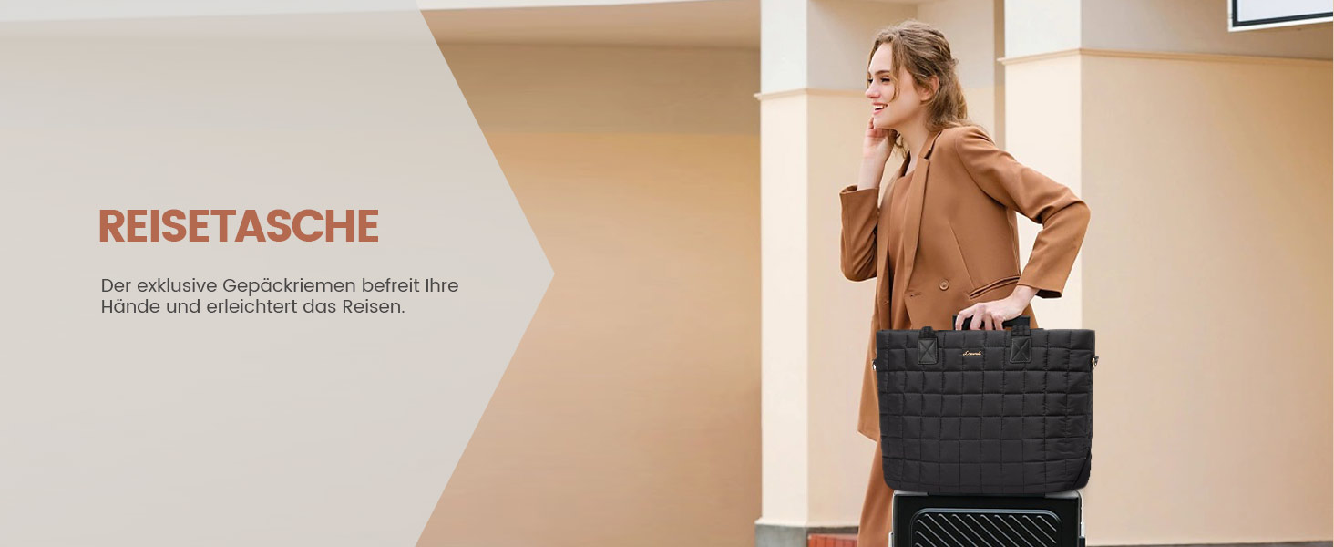 Сумка для ноутбука LOVEVOOK 15.6 дюймів для жінок: робоча, шкільна, для офісу, чорна