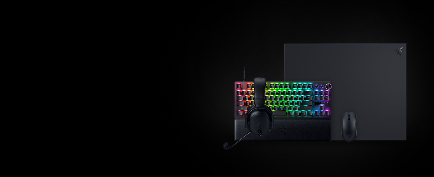 Скляний ігровий килимок для миші Razer Atlas Pro, преміум загартоване скло, мікро-травлена поверхня, чорний, 450 x 400 x 5 мм