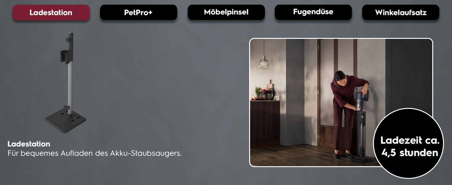 Акумуляторний пилосос AEG ÖKO AP71UB14AM: потужний, легкий, ергономічний, 2в1, сірий